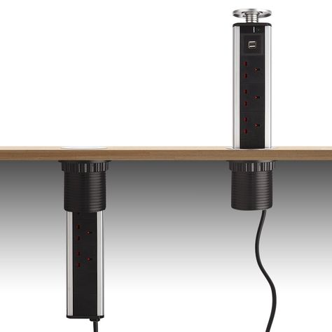 Pop Up Countertop Hidden Power Charging Station, 3 Sockets with 2 USB Ports for Worktop kitchen island benches home offices Charging Station Ideas Kitchen, Hidden Charging Station Ideas, Kitchen Island Sockets, Hidden Charging Station, Diy Storage Headboard, Charging Station Ideas, Kitchen Outlets, Kitchen Island Bench, Hidden Kitchen