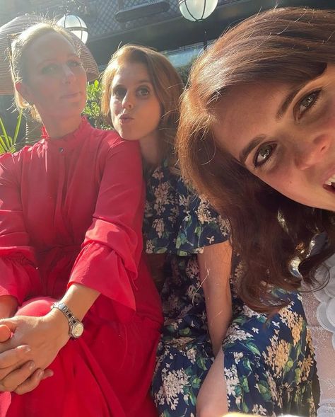 Zara Tindall's sweet bond with Princess Eugenie and Princess Beatrice in photos | HELLO! Princess Eugenie And Beatrice, Zara Looks, Zara Tindall, Cheltenham Festival, 34th Birthday, Lady Louise Windsor, Sarah Ferguson, Princess Beatrice, Princess Eugenie