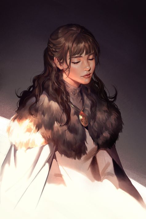 ArtStation - Fur coat, Sora Kim Female Character Inspiration Art, Female Fighter Character Design, Female Character Concept Art, Character Design Inspiration Female, Royalty Character Design, Crowe Altius, Character Art Female Brunette, Dnd Character Design Female, Dnd Female Character