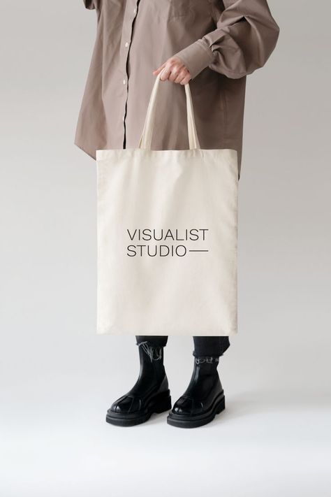 minimalist, classy tote bag design for an architectural design studio based in New Zealand. Recycle Bag Design, Mockup Totebag, Canvas Tote Bag Design, Tote Bag Template, Eco Bag Design, Fashion Mockup, Blank Tote Bag, Black And White Tote Bags, Tote Bag Mockup