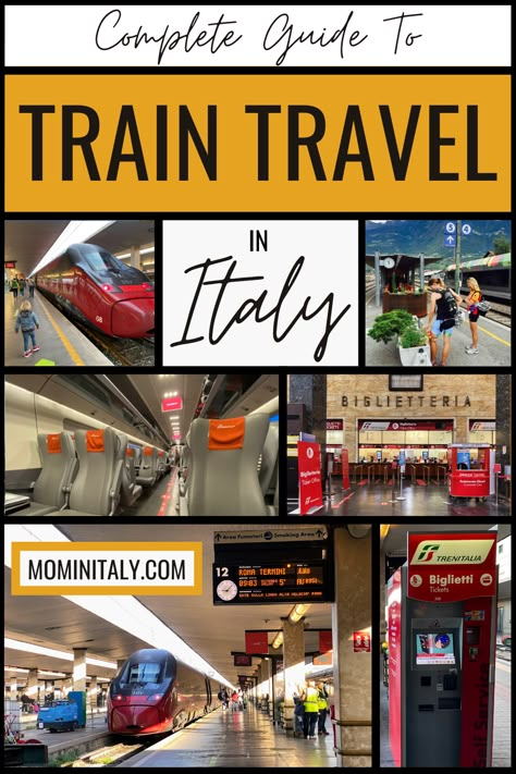 Italian Train Travel, Taking Trains In Italy, Italy Train Routes, Train Travel In Italy, Italy Train Travel, Trains In Italy, Train In Italy, Train Italy, Italy Skiing