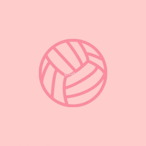 Pink Netball Aesthetic, Volleyball Widget, Pink Volleyball Aesthetic, Ios 16 Aesthetic Homescreen, Ios 16 Aesthetic, Volleyball Quotes Funny, Pink Volleyball, Volleyball Things, Dig Pink