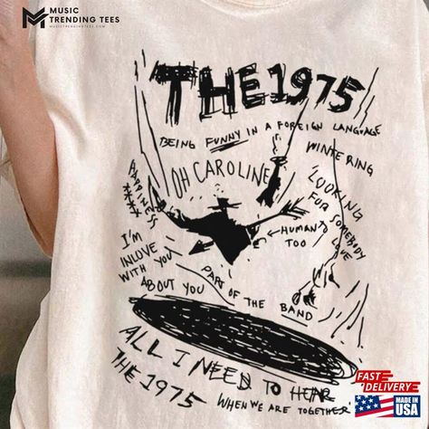 Vintage The 1975 Tour 2023 Shirt Concert Still At Their Very Best Classic Sweatshirt Check more at https://musictrendingtees.com/product/vintage-the-1975-tour-2023-shirt-concert-still-at-their-very-best-classic-sweatshirt/ Music Merch Design, Music Tshirt Design Ideas, Tour Tshirt Design, The 1975 Merch, The 1975 Tour, Concert Merch, Painting Hoodie, Merch Design, Tour Poster