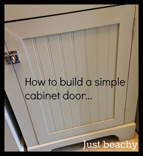 How to build a simple cabinet door for $10-$12 - Detailed tutorial. Diy Shaker Door, Diy Kitchen Makeover Ideas, Simple Cabinet, Shaker Style Cabinet Doors, Shaker Cabinet Doors, Diy Cabinet Doors, Kitchen Diy Makeover, Shaker Doors, Kitchen Cabinet Doors