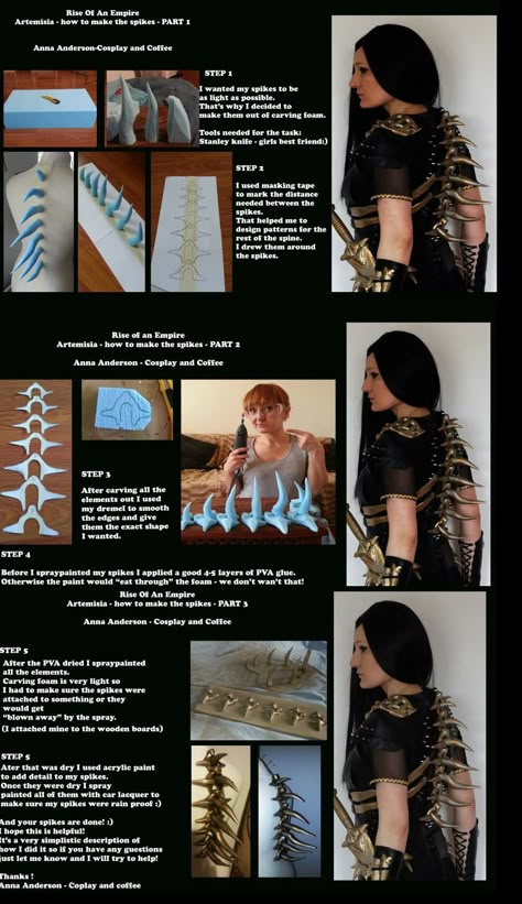 diy foam spikes 3d Templates, Foam Armor, Diy Kostüm, Costume Tutorial, Dragon Costume, Cosplay Armor, Cosplay Tutorial, Cosplay Diy, Cosplay Tips