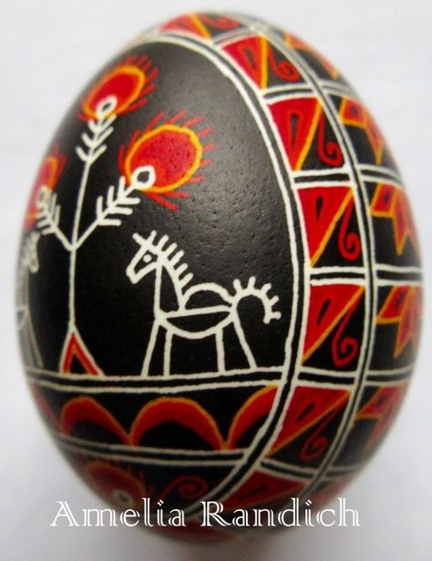 40 Days of Pysanky 9: Tree of Life with Horses II – Saving the World: One Egg at a Time Pysanky Eggs Pattern, Polish Easter, Spring Art Projects, Easter Egg Art, Egg Tree, Ukrainian Easter, One Egg, Pysanky Eggs, Ukrainian Easter Eggs