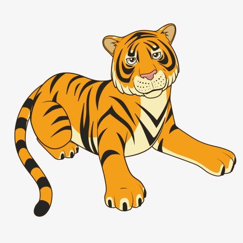 s. click here Tiger Clipart, Tiger Cartoon, Coloring Pictures For Kids, Tiger Vector, Tiger Black, Pirate Themed Birthday, Tiger Drawing, Cartoon Tiger, Tiger Illustration