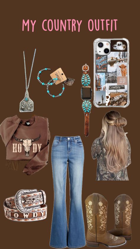 Country outfits Western Outfits Without Jeans, Cute Southern Outfits Summer, Contry Asthetic Outfits, Country Skirt Outfits, Western Country Outfits Women, Cute Outfits Country, Florida Cowgirl, Comfy Country Outfits, Country Wishlist