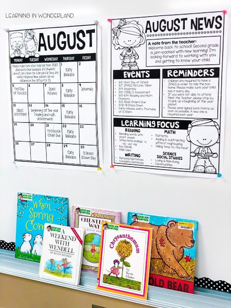 How To Print Poster Size At Home, Class Calendar, 2024 Classroom, Kindergarten Newsletter, Class Newsletter, Preschool Newsletter, Poster Format, Classroom Tour, Teacher Board