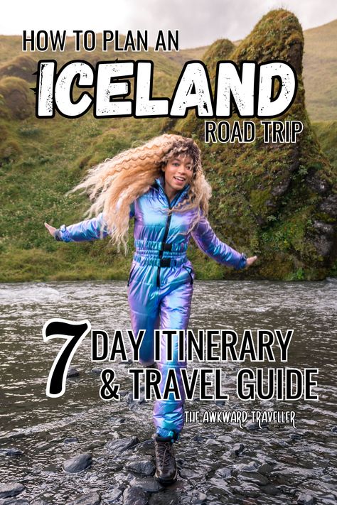 If you're looking to spend a week in the land of ice and fire, then you came to the right place! Here's a detailed itinerary for 7 days in Iceland! #iceland #reykjavik #icelandroadtrip 4 Days In Iceland, 1 Week In Iceland, Iceland 7 Day Itinerary, Iceland Road Trip Itinerary, Iceland Winter Itinerary, Iceland Itinerary Summer, 7 Days In Iceland, Iceland Packing, Iceland Island