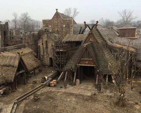 Viking Aesthetic, Viking House, Viking Village, Last Kingdom, Medieval Aesthetic, The Last Kingdom, Production Design, Fantasy Setting, Fantasy Places