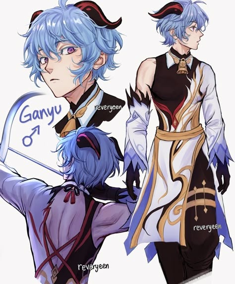 Gender Bend Genshin Impact, Liyue Genshin Impact Characters, Genderbent Genshin Impact, Gender Bent Genshin Impact, Cute Genshin Art, Yanfei Genderbend, Raiden Shogun Genderbend, Kokomi Genderbend, Genshin Liyue Oc