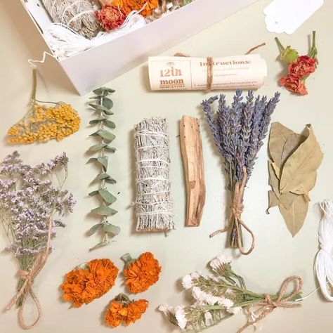 Diy Smudge Kit - Sage Kit - Gifting - Offline Activities - Faire Smudge Kit, Wholesale Merchandise, Spray Roses, Small Boxes, Season Colors, Diy Kits, Sage Green, Feel Good, Crafts For Kids