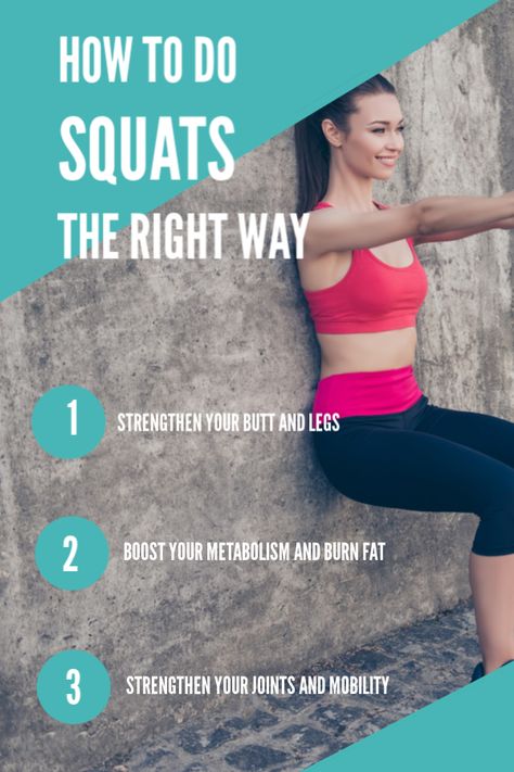 Did you know that you do squats everyday. You don't even know it! But knowing how to do squats the right way to tighten your butt, tone your legs, boost your metabolism, burn more fat and generally move better is really important.   Here is a step-by-step guide that will help you do squats the right way. I give 3 different examples of squats, so pick the squat you want to do and get moving.   Your body and your butt will love you for it! How To Do A Squat Correctly, How To Do A Squat, Different Squats And What They Do, Dinner Indian Recipes, Squat Challenge For Beginners, Exercise Squats, Different Squats, Squat Humor, Squat Everyday