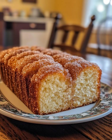 Spiced Apple Cider Donut Loaf with a Cinnamon Sugar Crust - SavorySplash Apple Cider Baking Recipes, Apple Cider Donut Loaf, Donut Loaf, Apple Cider Desserts, Cinnamon Loaf, Cinnamon Breakfast, Cinnamon Donuts, Breakfast Board, Pumpkin Spice Muffins