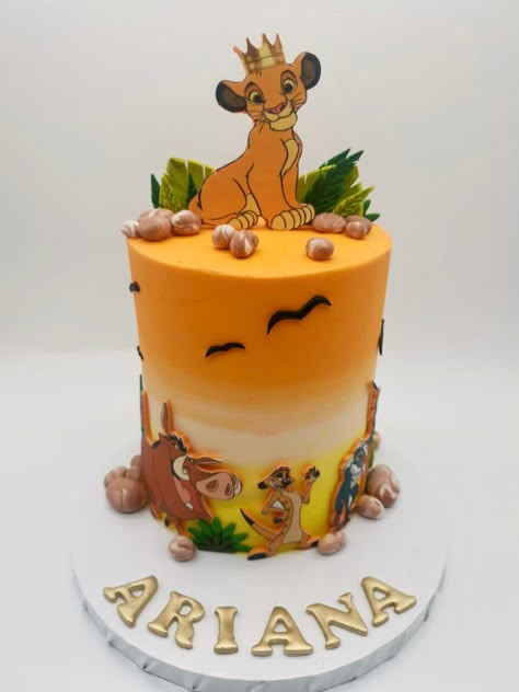 Lion King Cake Ideas 1st Birthdays, Lionking Theme Birthday, Lion King 1st Birthday Cake, Simba Theme Cake, Simba Cake Ideas First Birthdays, Lion King Birthday Cake Boys, Simba Lion King Cake, Lion King Cake Ideas, Simba Birthday Cake