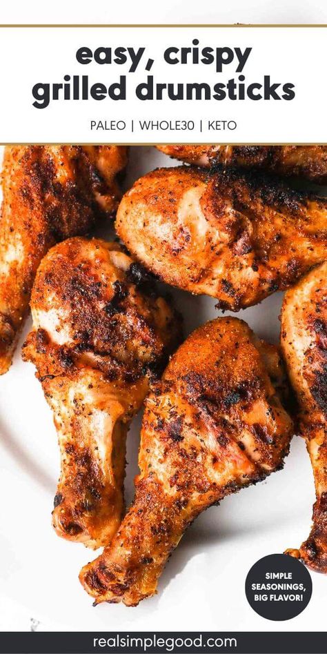 Grilled Chicken Legs Recipes On Grill, Blackened Chicken Drumsticks, Blackstone Chicken Drumsticks, Chicken Legs On Grill Recipes, Grilled Drumstick Chicken Recipes, Grilled Chicken Drumstick Recipes, Crispy Grilled Chicken, Recipe For Grilled Chicken, Grilled Drumsticks