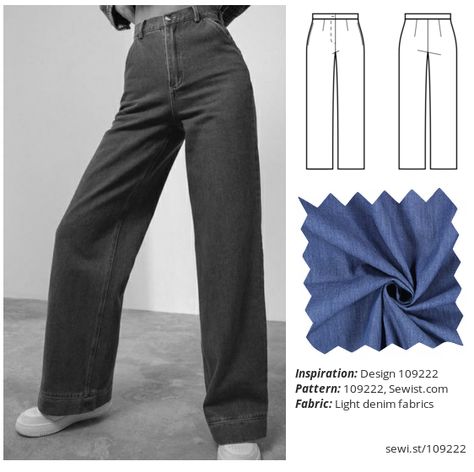 Mom Style Pants Pattern, Wide Leg Jeans Sewing Pattern, Sew High Waisted Pants, Jean Patterns Sewing, High Waisted Trousers Pattern, Sewing Patterns Jeans, Sewing Projects Pants, Flare Pants Sewing Pattern, Trouser Pants Pattern Trouser Pants Pattern For Women