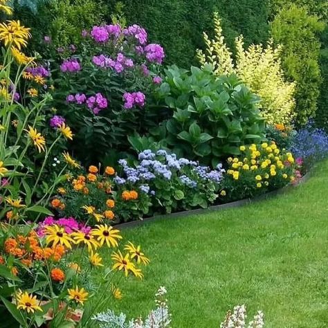 Gardening Designs on Instagram: "👉 Planning to build your own beautiful garden? Don’t have any idea FROM WHERE & HOW to start?? 🍂 . LINK IN MY BIO 👉 Then check this 👇👇👇 Ideas4Landscaping™ is a design package suitable for beginners & professionals which allows you to begin designing your dream home landscape immediately * Thousands of High-Quality Landscaping Designs and Instructions  * Designs for Your Front Yard, Backyard, & Garden  * Step-by-Step Guides & Designing Tips  * Simple & Affordable Landscape Upgrades    * And save Thousands of Dollars by building your own garden💸  👉👉 [ LINK IN BIO @gardeningdesigns ] . .  Credit: Respected to Deserved owners DM for" Garden Landscaping Design Ideas, Amazing Landscaping Ideas, Front Garden Design, Cottage Garden Design, Garden Steps, Flower Garden Design, Home Landscaping, Garden Yard Ideas, Front Yard Garden