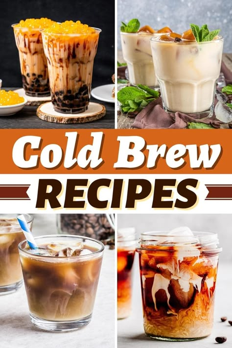 Skip the drive-thru line and make these tasty cold brew recipes at home! From lattes to iced coffee, it's never been easier to make incredible coffee drinks. Barista Basics, Cold Brew Recipes, Diy Cold Brew Coffee, Cold Coffee Drinks Recipes, Diy Coffee Drinks, Frozen Drink Recipes, Cold Brew Coffee Recipe, Cold Brew Recipe, Best Iced Coffee