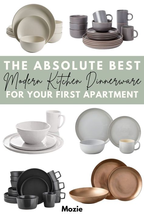 Are you looking to refresh you old mix matched dinnerware or just looking for some new dishes for your first apartment? We've search the internet for the best modern kitchen dinnerware and narrowed down the best sets with the best reviews. These are the only dishware sets you need. From Amazon, to West Elm, Crate & Barrel and Our Place. Click the link above to shop all the best modern kitchen dinnerware!

modern dinnerware. modern dinner table. modern dinner table setting. Best Plates Dishes, Best Dinner Sets, Crate And Barrel Dishes, Fun Dish Sets, Dish Sets Dinnerware Modern, Inexpensive Dinnerware Sets, Modern Farmhouse Kitchen Plates, Popular Dinnerware Sets, Mix And Match Dishware