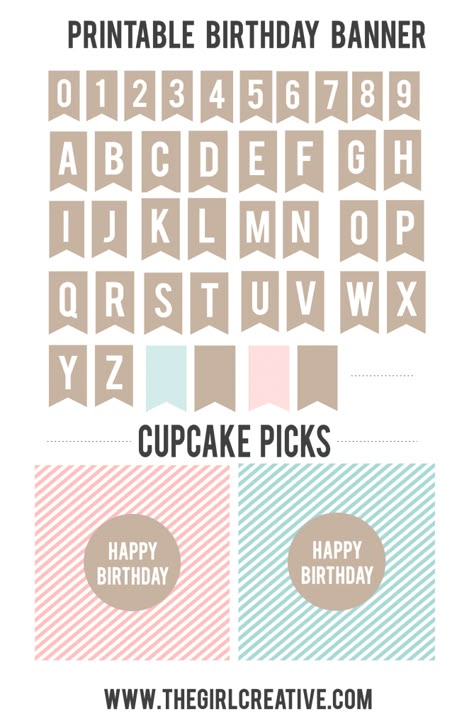 Diy Kids Birthday Party, Birthday Party On A Budget, Bunting Printable, Printable Birthday Banner, Birthday Banner Template, Party On A Budget, Diy Birthday Banner, Free Printable Banner, Happy Birthday Cards Printable