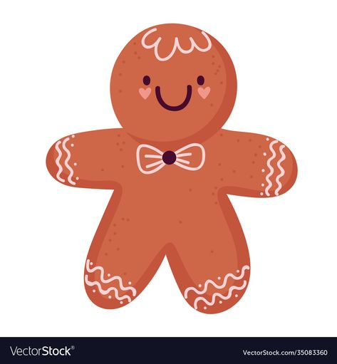 Gingerbread Cartoon, Gingerbread Man Cartoon, Merry Christmas Gingerbread, Man Cartoon, Christmas Gingerbread Man, Christmas Gingerbread Men, Man Icon, Cartoon Icons, Christmas Gingerbread