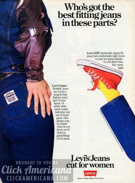 Denim Advertising, 80s Ads, College Days, 광고 디자인, Retro Advertising, Retro Ads, Old Magazines, Ad Art, Old Ads