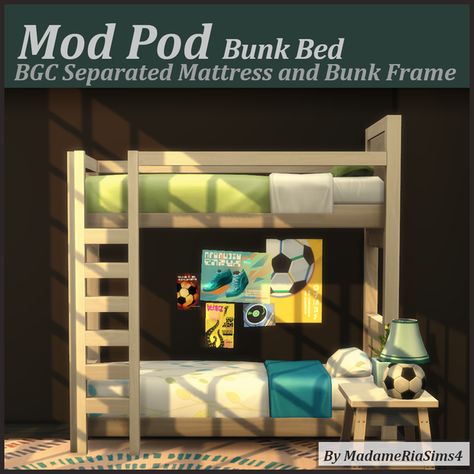 Sims 4 Cc Bunkbeds, Sims 4 Bunk Bed, Sims 4 Cc Furniture Bunk Beds, Sims Bunk Bed, Sims 4 Bunk Bed Cc, Sims 4 Cc Single Bed Patreon, Sims 4 Cc Bunk Beds For Kids, Ts4 Bunk Bed, Sims 4 Bunk Bed Cc Maxis Match