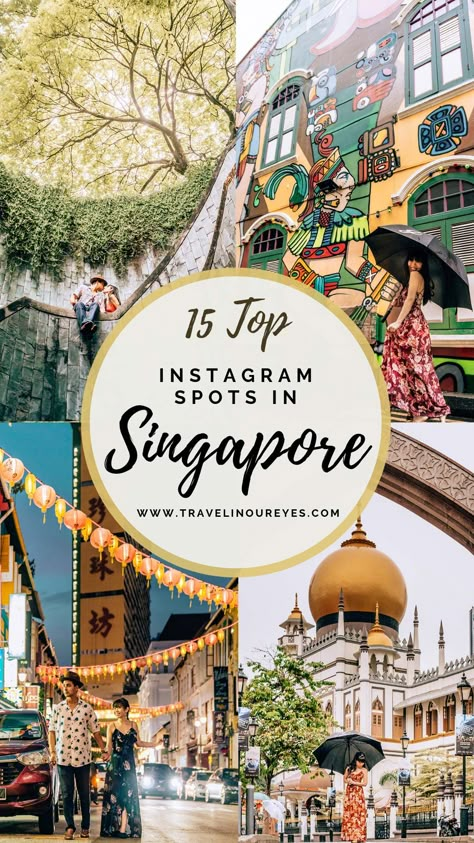 TOP INSTAGRAMMABLE PLACES IN SINGAPORE - Travel In Our Eyes Singapore Travel Tips, Places In Singapore, Beautiful Parks, Travel Destinations Asia, Singapore Travel, Asia Travel Guide, Southeast Asia Travel, Instagrammable Places, Asia Destinations