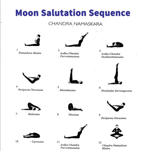 Relax Yoga Sequence, Slow Flow Yoga Sequence, Moon Salutation Yoga, Yoga Salutation, Material Growl, Yoga Variations, Slow Flow Yoga, Chandra Namaskar, Sala Yoga