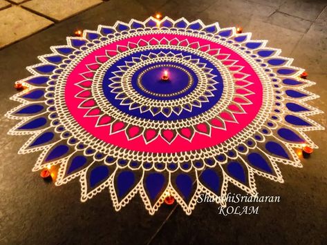 101+ Rangoli Design For Festivals, Simple Rangoli Design For 2022 Rangoli Well, Mandala Kolam, Rangoli Designs For Diwali, Rangoli Designs For Competition, Indian Rangoli Designs, Easy Rangoli Designs Videos, Very Easy Rangoli Designs, Rangoli Simple, Rangoli Designs Simple Diwali