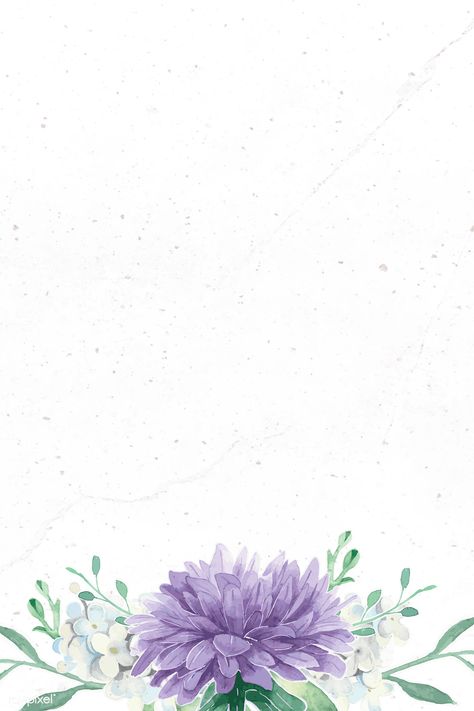 Purple flower on white background vector | premium image by rawpixel.com / NingZk V. #vector #vectorart Purple Flowers Design, Purple Flowers Wallpaper Backgrounds, Purple Design Background, White And Purple Wallpaper, Purple White Wallpaper, Purple Flowers Background, Purple And White Background, Wedding Cake Purple Flowers, Tall Purple Flowers