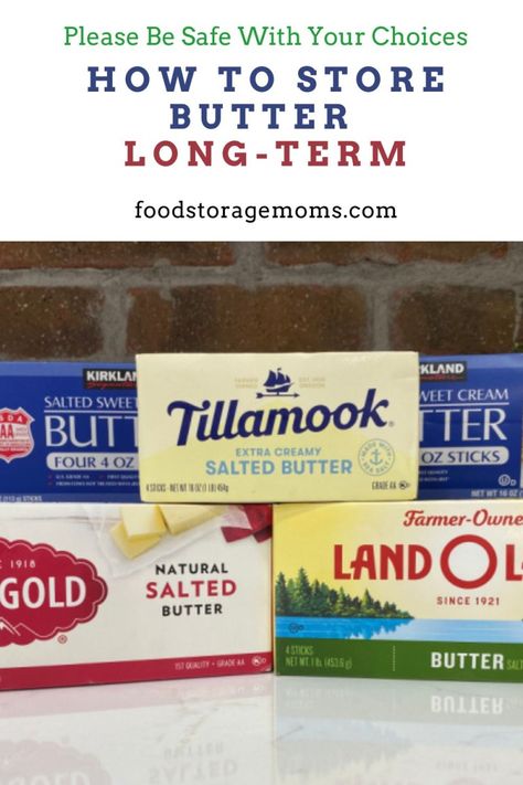 Traditional Homemaking, Storing Food Long Term, Emergency Preparedness Food, Canned Butter, Long Term Food Storage, Using A Pressure Cooker, Emergency Preparation, Dairy Products, How To Store