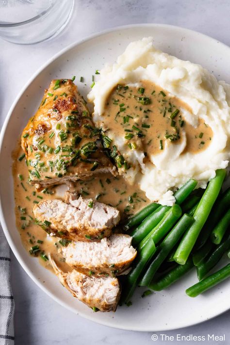 Chicken Winter Recipes, Creamy Chive Chicken, Winter Chicken Recipes, Chive Recipes, Chive Chicken, Creamy Honey Mustard Chicken, Mango Chicken Curry, Garlic Chicken Pasta, Chives Recipe