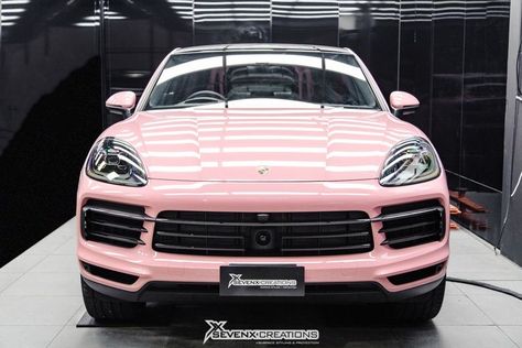 Porsche Cayenne Coupe, Pink Porsche, Porsche Suv, Porsche Cayenne Gts, Barbie Car, New Luxury Cars, Vehicle Wrap, Dream Cars Jeep, Car Essentials