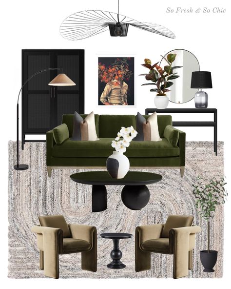 Vertigo Pendant curated on LTK Modern Classic Apartment, Vertigo Pendant, Classic Apartment, Green Velvet Armchair, Room Collage, Spa Room Decor, Green Velvet Sofa, Inspired Interiors, Future Apartment Decor