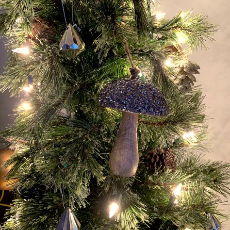 Crackerbarrel disco mushroom funky vintage looking teak wood with rhinestones neutral christmas decor homemade ornaments art deco midcentury mcm scandinavian holidays Disco Mushroom, Mcm Scandinavian, Christmas Mushroom, Scandinavian Holidays, Neutral Christmas Decor, Neutral Christmas, Homemade Ornaments, Teak Wood, Bird Feeders