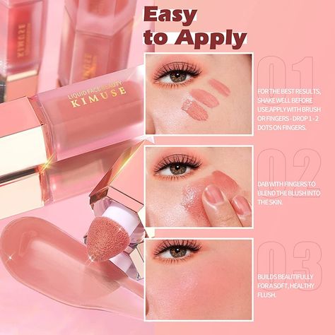 Natural lool Liquid Blush, Pink Skin Tone, Digital Marketing Design, Pink Skin, Beauty Creations, Cream Blush, Beauty Must Haves, Gel Cream, Makeup Revolution