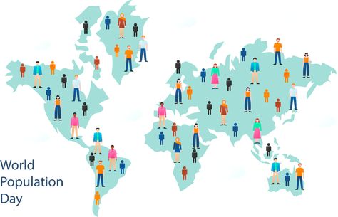 International population day World Population Day, Population Day, Population Density, World Population, Best Resolution, Vector Clipart, Craft Time, Eu Flag, Country Flags