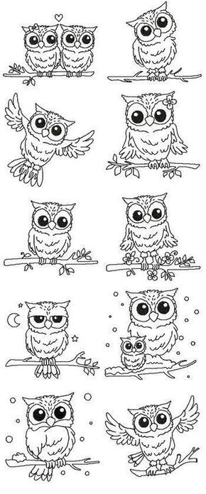 Owl drawing sketches. More Owl Drawing Sketches, Cute Owl Tattoo, Owl Sketch, Owl Drawing, Illustration Tattoo, Easy Drawing Tutorial, Owls Drawing, Owl Crafts, Wood Burning Patterns