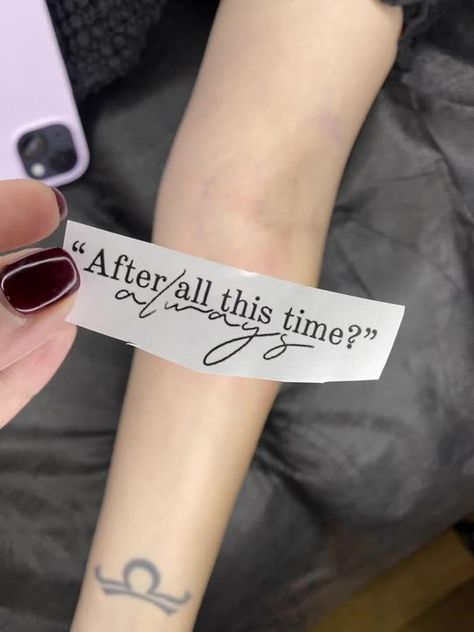 Always Harry Potter Tattoo, Tiny Harry Potter Tattoos, Always Tattoo, Harry Tattoos, Bookish Tattoos, Small Girly Tattoos, Always Harry Potter, Ribcage Tattoo, Female Tattoos