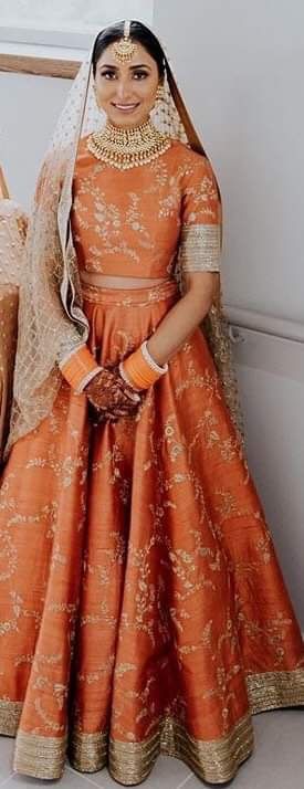 Rust Orange Bridal Lehenga, Rust Colour Lehenga, Rust Bridal Lehenga, Orange Wedding Lehenga, Rust Orange Lehenga, Peach Lengha, Orange Bridal Lehenga, Rust Lehenga, Lehenga Colours