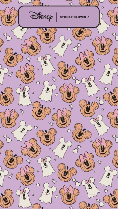 Purple mickey & minnie ghosts and pumpkin halloween wallpaper x stoney clover Phone Wallpaper Disney Aesthetic, Mickey Ghost Wallpaper, Mickey Mouse Pumpkin Wallpaper, Disney Halloween Desktop Wallpaper, Pumpkin Mickey, Disney Snacks Wallpaper, Disney Halloween Phone Wallpaper, Disney Fall Iphone Wallpaper, Stoney Clover Wallpaper