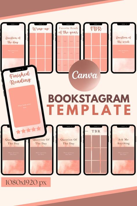 Bookstagram Poster | Book Blogger, Bookstagram Template, Instagram Stories, Instagram Template, Retro, Instagram, Booktok, Book Instagram Bookstagram Templates, Bookstagram Posts, Bookstagram Ideas, Bookstagram Inspiration, Poster Book, Canva Tips, Book Instagram, Content Planning, Online Job