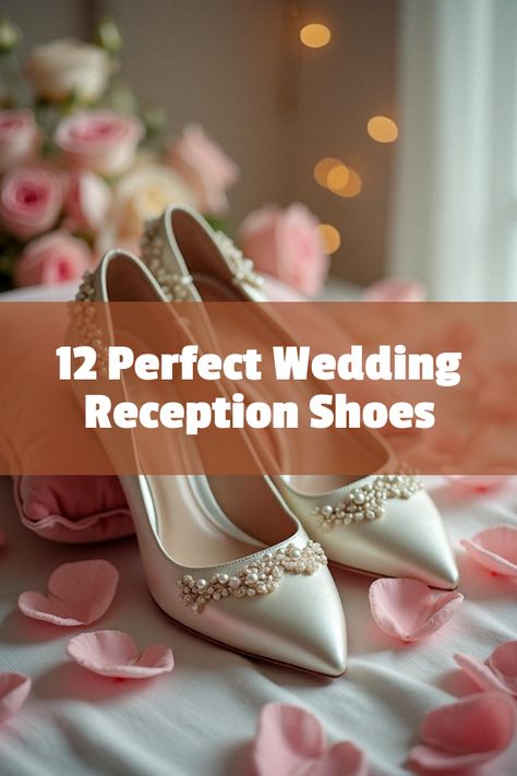 Did you know that your choice of wedding reception shoes can make or break your big day look? Dive into our stunning gallery, featuring 12 must-see styles that blend comfort and elegance. Discover the secret to dancing the night away without sacrificing style. From chic heels to elegant flats, find the perfect pair that matches your bridal vibe. Explore now and let your feet do the talking! Platform Wedding Heels, Wedding Reception Shoes, Wedding Dress And Shoes, Comfortable Wedding Heels, Cream Wedding Dresses, Reception Shoes, Sunflower Wedding Bouquet, Garden Reception, Reception Look