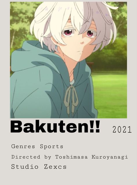 Afiche: Anime: Bakuten Personaje: ?? Anime List Aesthetic, Anime With Name, Anime Names List, Bakuten Anime, Anime Title, Poster Manga, Anime Name, Anime Shorts, Anime Websites