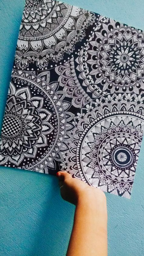 Hardest Mandala Art, Mandela Art Pattern, Mandela Art Design, Big Mandala Drawing, Hard Mandala Art, Canvas Mandala Painting, Full Page Mandala Art, Canvas Mandala Art, Best Mandala Art