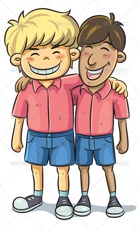 Friendship Buddy Cartoon, Hug Illustration, Friends Cartoon, Best Friends Cartoon, Instagram Cartoon, Friends Illustration, Friend Pictures Poses, Friend Cartoon, Kids Vector