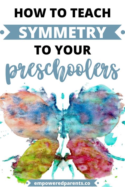 Children need hands-on activities to teach symmetry. There are so many patterns around them in their world, you do not need to use worksheets. Instead of using worksheets, use these 10 hands-on symmetry activities for preschoolers and kindergarteners!